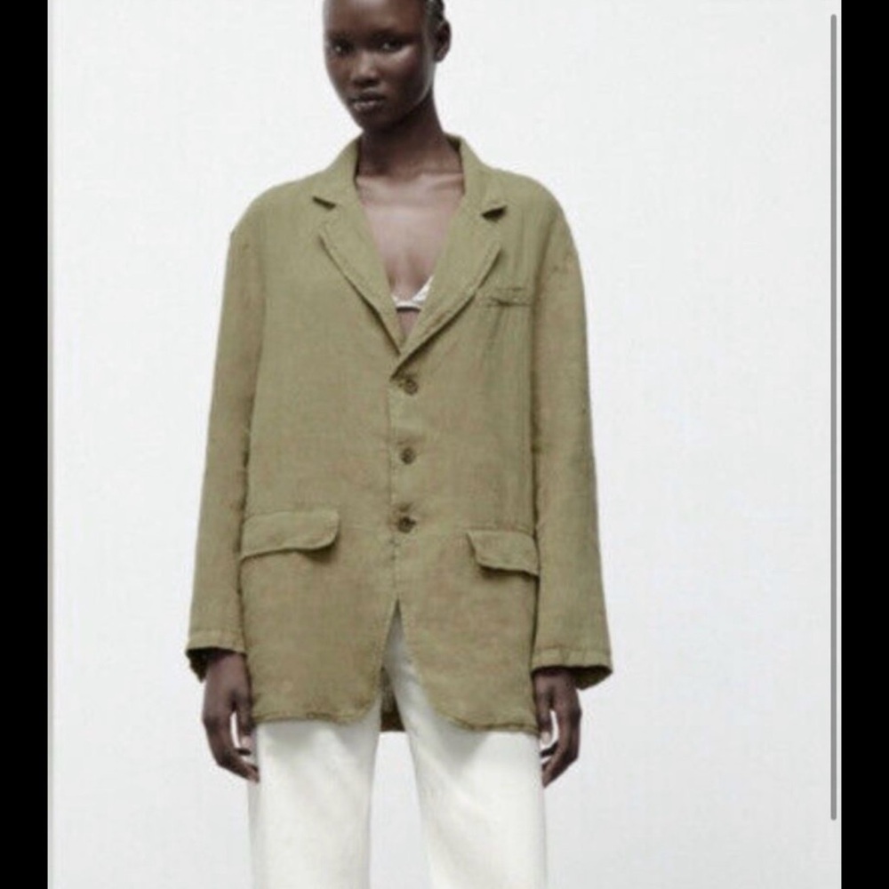 Zara Olive Men's Lightweight Jacket